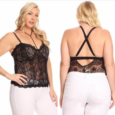 Stacie Lace Top - Haute Couture