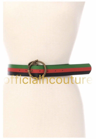 In My Place Belt-(Print) - Haute Couture